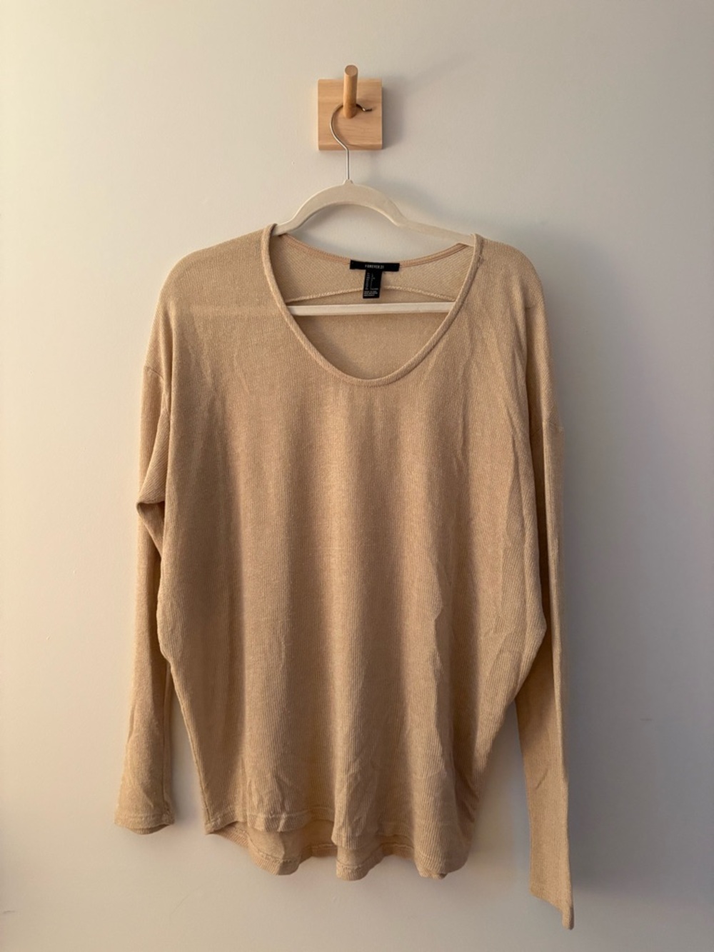 Lightweight, semi-sheer sweater